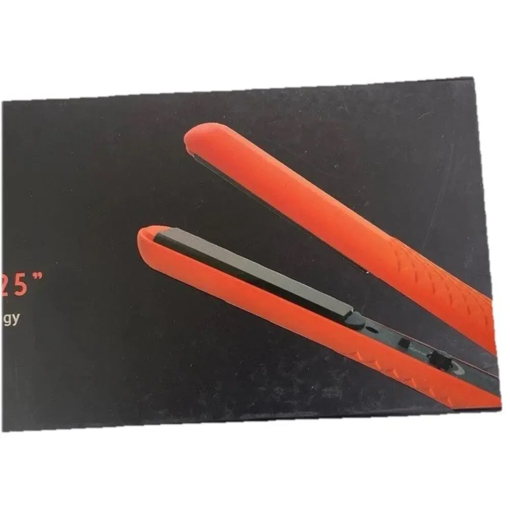 Evalectric Classic Styler Peach Please Ceramic Plate Negative Ion Straightener